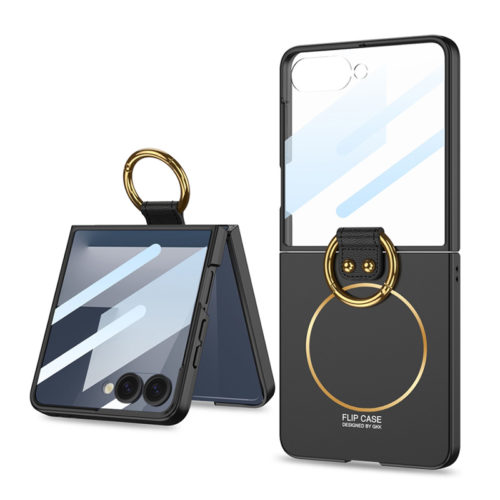 Оригинален калъф за Samsung Galaxy Z Flip 8 с Magsafe и пръстен черен