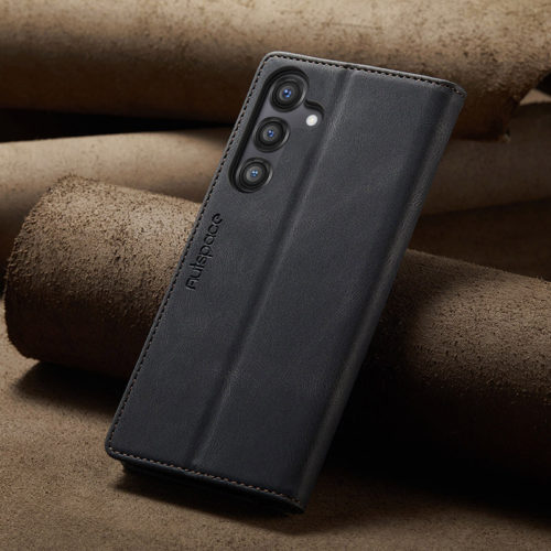 Оригинален кожен калъф за Samsung Galaxy A18 черен 23