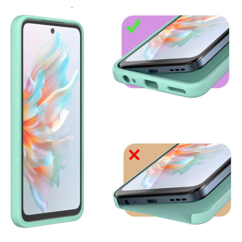 Силиконов калъф за Motorola Moto G36 мента пълна защита