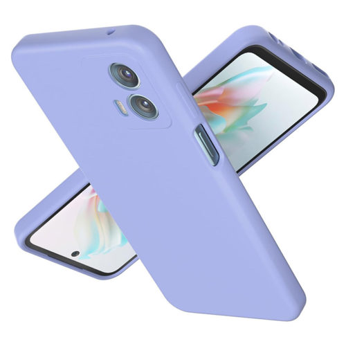 Силиконов калъф за Motorola Moto G86 лилав