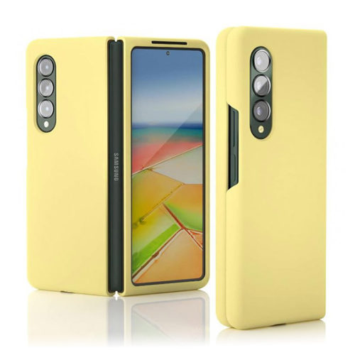 Силиконов калъф за Samsung Galaxy Z Fold 8 жълт