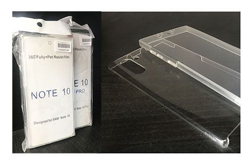 Двоен кейс 360, Fully+Pet Resist Film,Two Parts front – back / Samsung Galaxy Note 10 – Прозрачен (S27 D2