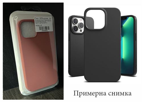 Изчистен силиконов кейс Samsung Galaxy A22 4G – Виненочервен
