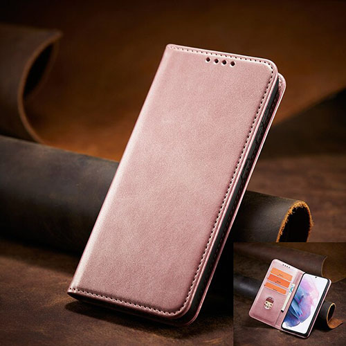 Кожен тефтер с магнитен капак Nokia C12 (2023) – Пепел от рози