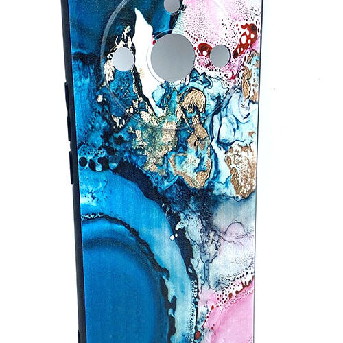 Тюркоазен мрамор Tpu Кейс Realme 11 Pro+ (2023)